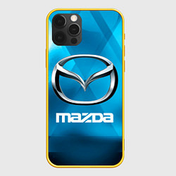 Чехол для iPhone 12 Pro Mazda - sport - абстракция, цвет: 3D-желтый