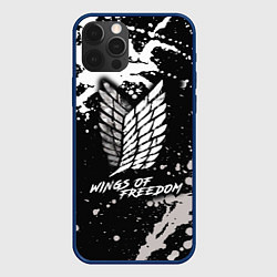 Чехол iPhone 12 Pro Attack on Titan wings of freedom