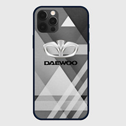 Чехол для iPhone 12 Pro Daewoo - logo, цвет: 3D-черный