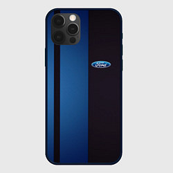 Чехол iPhone 12 Pro Ford - три полосы