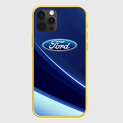 Чехол iPhone 12 Pro Ford - абстракция
