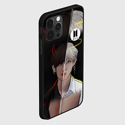 Чехол для iPhone 12 Pro BTS Kim Taehyung, цвет: 3D-черный — фото 2