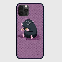 Чехол для iPhone 12 Pro Маленький крот, цвет: 3D-черный