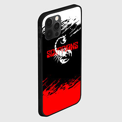 Чехол для iPhone 12 Pro Scorpions - краска, цвет: 3D-черный — фото 2