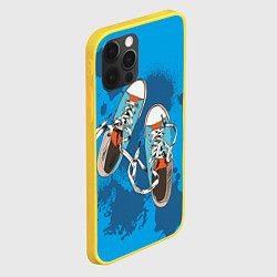 Чехол для iPhone 12 Pro Мои любимые кеды, цвет: 3D-желтый — фото 2