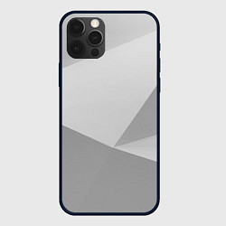 Чехол iPhone 12 Pro Геометрические серые фигуры