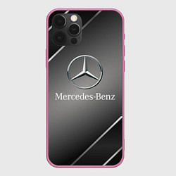 Чехол iPhone 12 Pro Mercedes Карбон