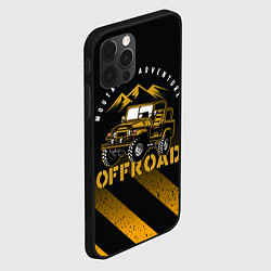 Чехол для iPhone 12 Pro Внедорожник на фоне гор, цвет: 3D-черный — фото 2