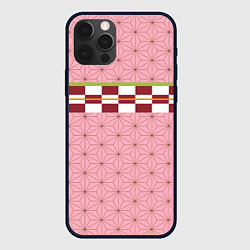Чехол для iPhone 12 Pro Кимоно Незуко, цвет: 3D-черный