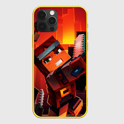 Чехол iPhone 12 Pro Minecraft арт