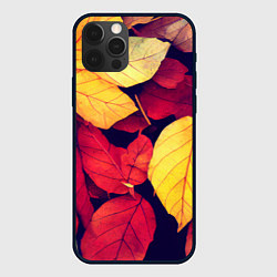 Чехол iPhone 12 Pro Листва осенняя
