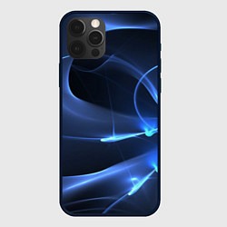 Чехол для iPhone 12 Pro Свечение - абстракция, цвет: 3D-черный