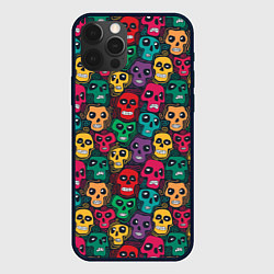 Чехол iPhone 12 Pro Череп с глазами