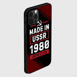 Чехол для iPhone 12 Pro Made in USSR 1980 - limited edition, цвет: 3D-черный — фото 2