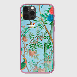 Чехол iPhone 12 Pro Райский сад в стиле gucci