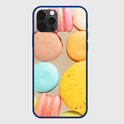 Чехол iPhone 12 Pro Разноцветные пирожные Макарон