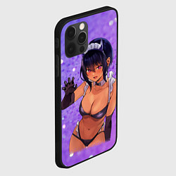 Чехол для iPhone 12 Pro Моя новая горничная очень подозрительна - фон из б, цвет: 3D-черный — фото 2