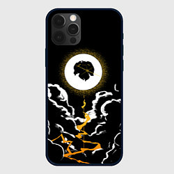 Чехол для iPhone 12 Pro Дыхание грома - Клинок - Зеницу, цвет: 3D-черный