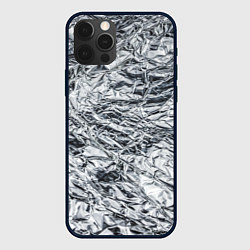 Чехол iPhone 12 Pro Фольга и серебро в модном дизайне
