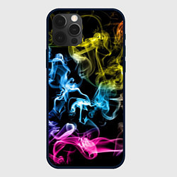 Чехол для iPhone 12 Pro Эйфория в дыму, цвет: 3D-черный
