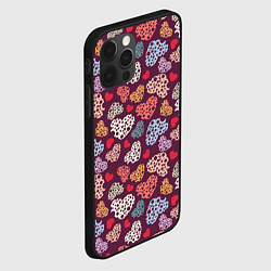 Чехол для iPhone 12 Pro Сердце сырное, цвет: 3D-черный — фото 2