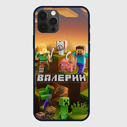 Чехол iPhone 12 Pro Валерий Minecraft