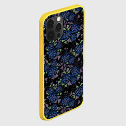 Чехол для iPhone 12 Pro Мозаичный геометрический узор Розы, цвет: 3D-желтый — фото 2