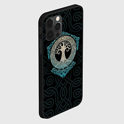 Чехол для iPhone 12 Pro Мировое древо Иггдрасиль, цвет: 3D-черный — фото 2