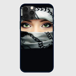 Чехол iPhone 12 Pro Зеленоглазая девушка в хиджабе