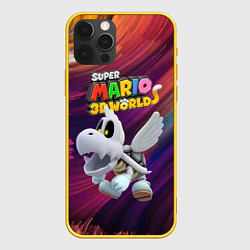 Чехол для iPhone 12 Pro Dry Bones - Super Mario 3D World - Nintendo, цвет: 3D-желтый