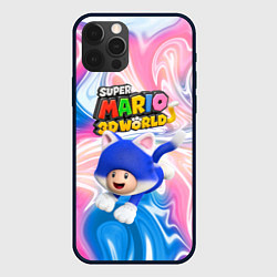 Чехол для iPhone 12 Pro Toad - Super Mario 3D World - Nintendo, цвет: 3D-черный