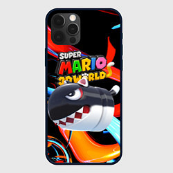 Чехол iPhone 12 Pro Cat Bullet Bill - Super mario 3D World - Nintendo