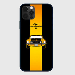 Чехол для iPhone 12 Pro Авто ford mustang, цвет: 3D-черный