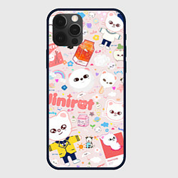 Чехол для iPhone 12 Pro Skzoo Jinniret pattern cartoon avatar, цвет: 3D-черный