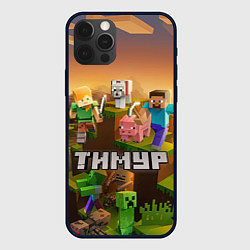 Чехол iPhone 12 Pro Тимур Minecraft