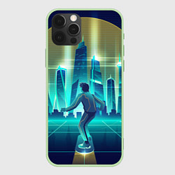 Чехол iPhone 12 Pro В sci-fi будущее на скейте