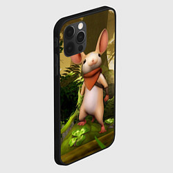 Чехол для iPhone 12 Pro Moss - мышонок, цвет: 3D-черный — фото 2