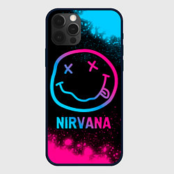 Чехол для iPhone 12 Pro Nirvana - neon gradient, цвет: 3D-черный