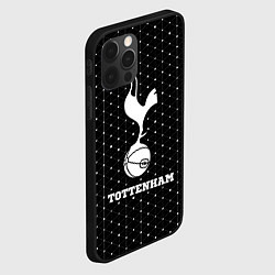 Чехол для iPhone 12 Pro Tottenham sport на темном фоне, цвет: 3D-черный — фото 2