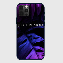 Чехол для iPhone 12 Pro Joy Division neon monstera, цвет: 3D-черный
