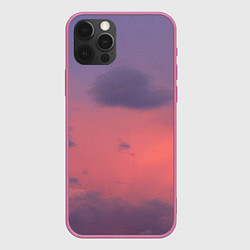 Чехол iPhone 12 Pro Розовая туча