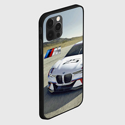 Чехол для iPhone 12 Pro Спортивная бэха на гоночной трассе, цвет: 3D-черный — фото 2