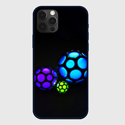 Чехол iPhone 12 Pro Объёмные неоновые шары