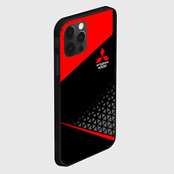 Чехол для iPhone 12 Pro Mitsubishi - Sportwear, цвет: 3D-черный — фото 2