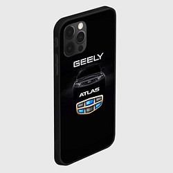 Чехол для iPhone 12 Pro Geely Атлас, цвет: 3D-черный — фото 2