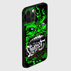 Чехол для iPhone 12 Pro Slipknot - green monster по, цвет: 3D-черный — фото 2