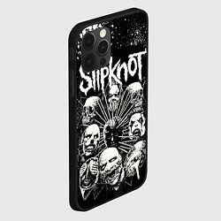 Чехол для iPhone 12 Pro Slipknot Black, цвет: 3D-черный — фото 2