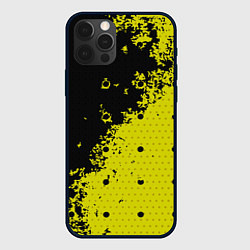 Чехол iPhone 12 Pro Black & Yellow