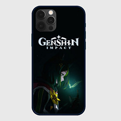 Чехол для iPhone 12 Pro Геншин - Тигнари, цвет: 3D-черный