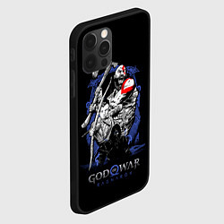 Чехол для iPhone 12 Pro Кратос,Атрей и Тор GoW Ragnarok, цвет: 3D-черный — фото 2